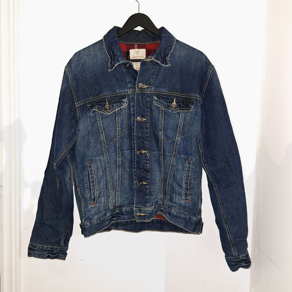 Vintage Route 66 Denim Jacket – M
